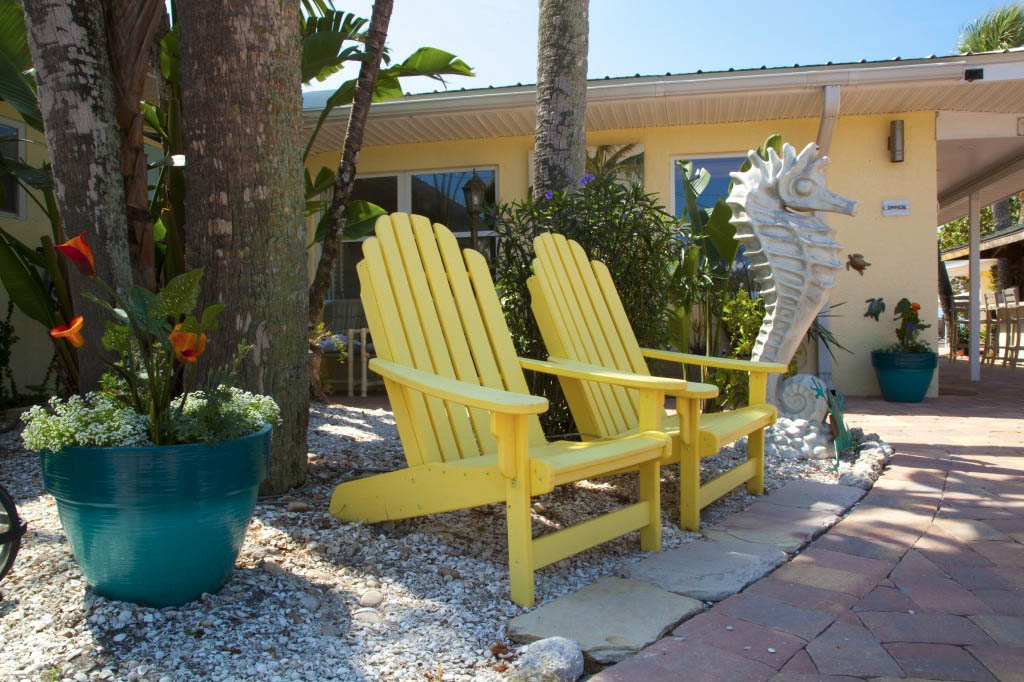 Sit and relax on our Adirondack chairs